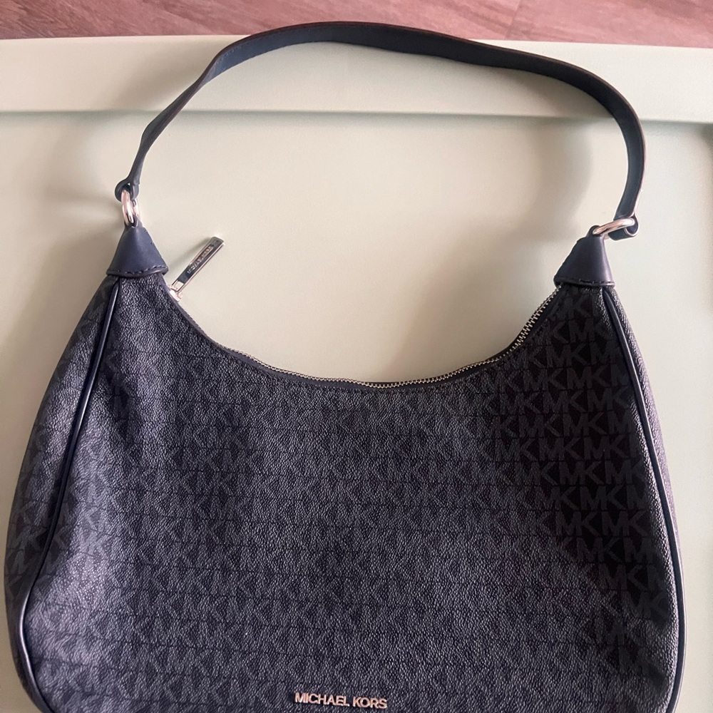 Michael Kors Dark Blue Hobo Bag
